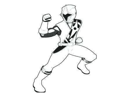 coloriage power ranger ninja steel