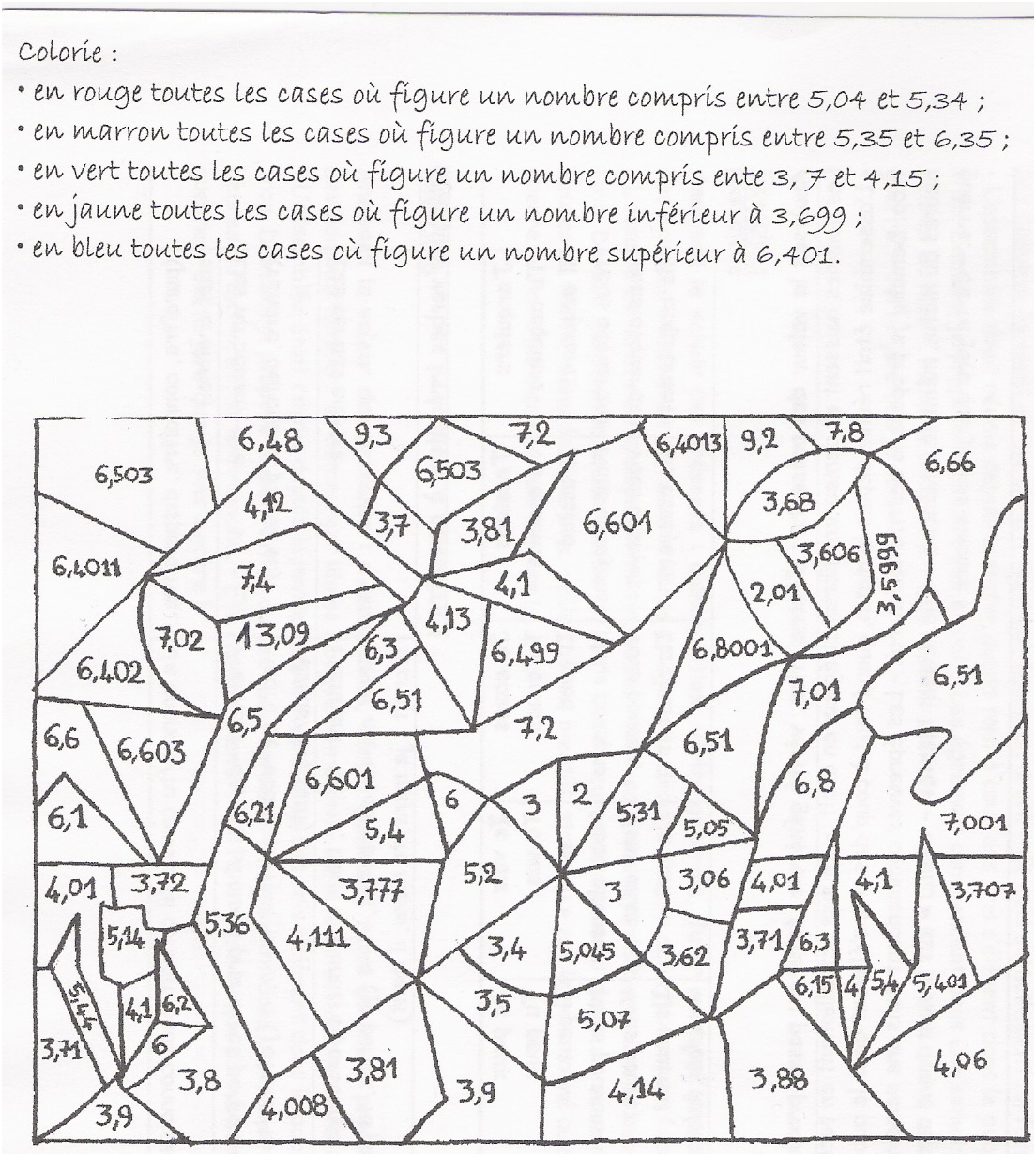 evaluation 6eme maths nombre decimaux sz67