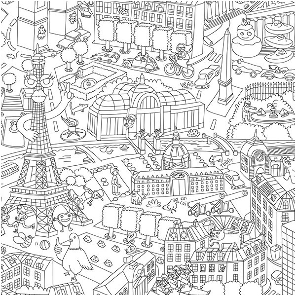 coloriage omy coloriage omy poster geant omy paris a colorier