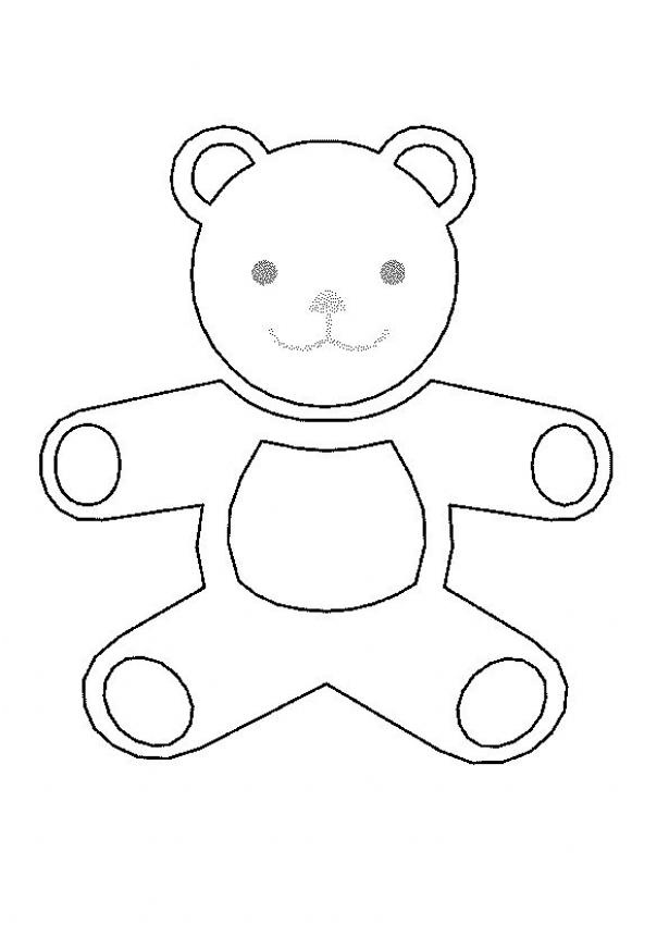 coloriage d un ours en peluche