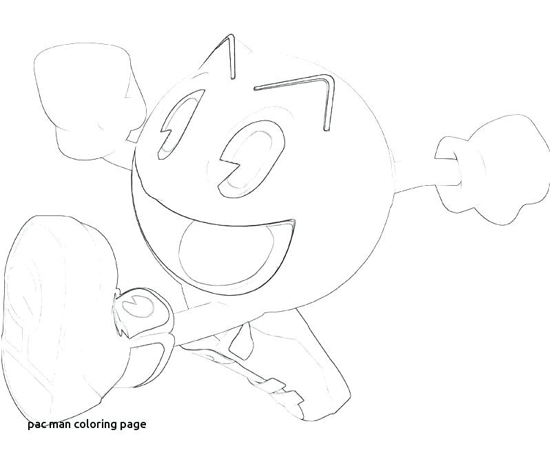 pacman coloring pages
