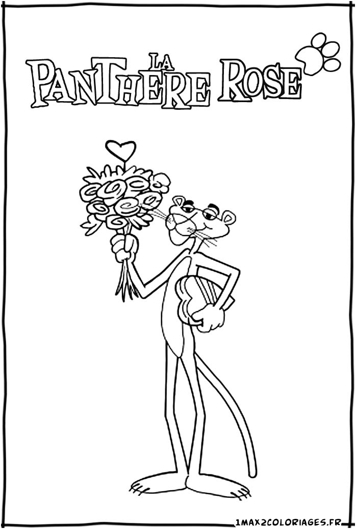 coloriages fr coloriages coloriage panthere rose