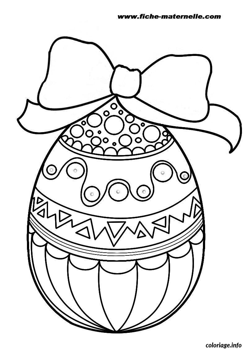 dessin paques 56 coloriage 8643