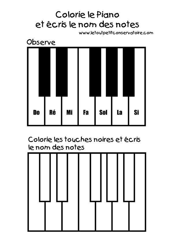 dessins coloriages dinstruments de musique