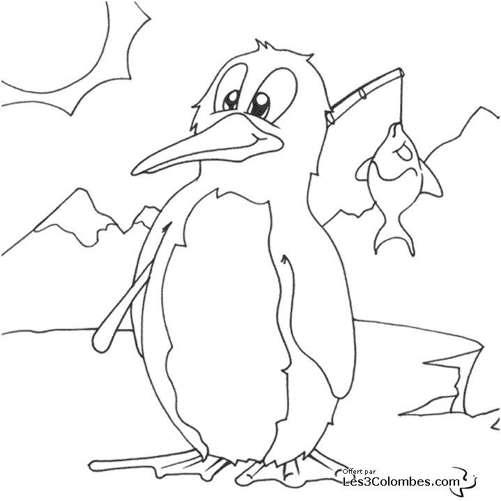 dessin bebe pingouin