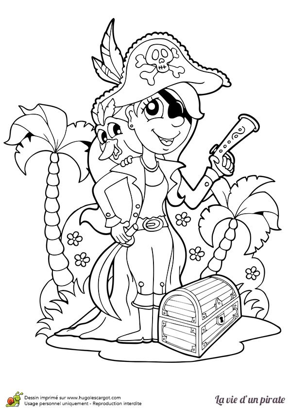 coloriages de pirates