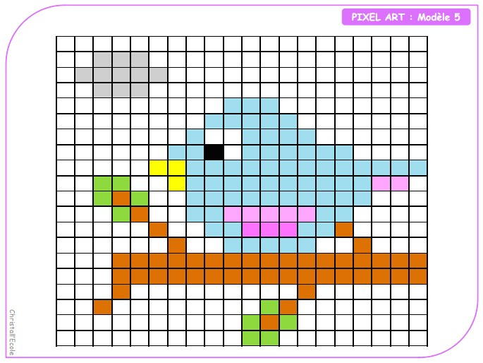 color pixels lulu la taupe jeux gratuits pour enfants avec pere noel et pixel art a imprimer gratuit 19 coloriage cod le p re noel pixel art a imprimer gratuit