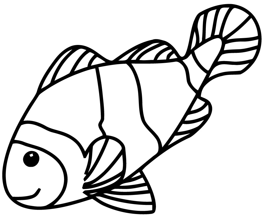 dessin poisson a imprimer