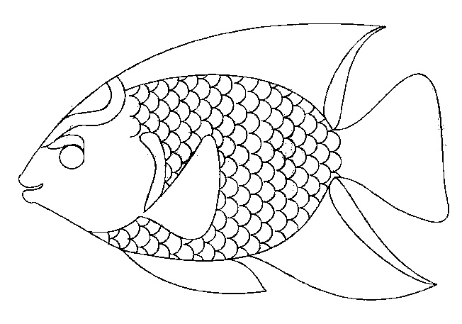 dessin de poisson d avril a colorier