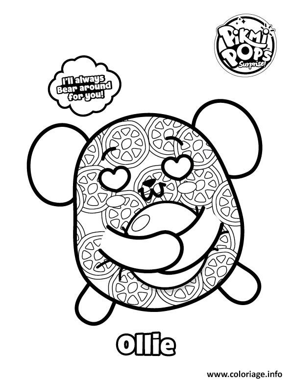 pikmi pops coloriage dessin