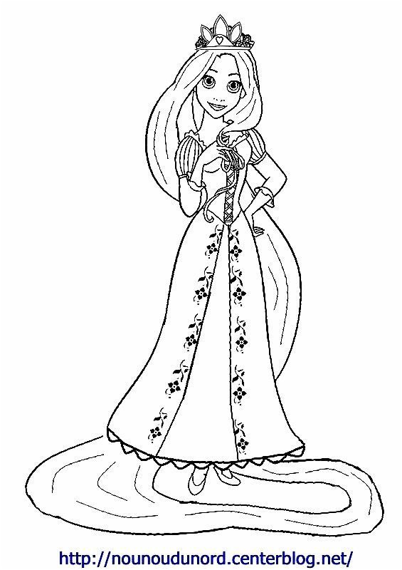 rub coloriage princesse a imprimer