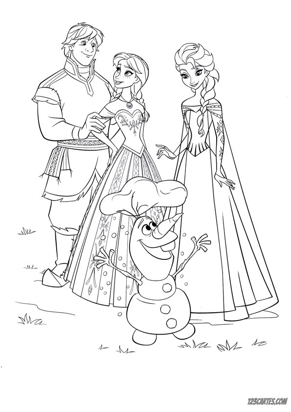 coloriage la reine des neiges en ligne gratuit