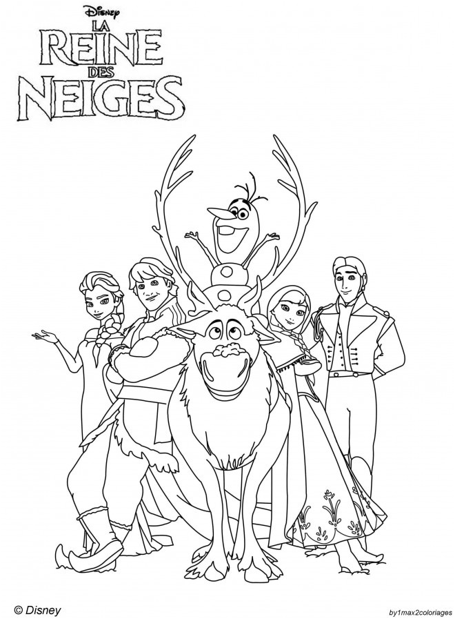 reine des neiges et les personnages 6988