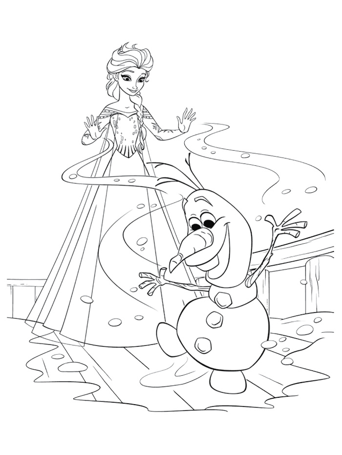 la reine des neiges coloriages pour les 2 ans du dessin anime