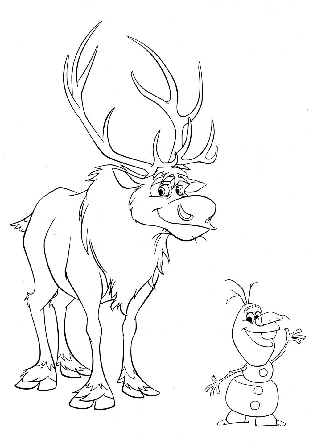 disney frozen coloring pages to