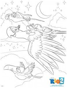 rio 2 coloring pages part 2