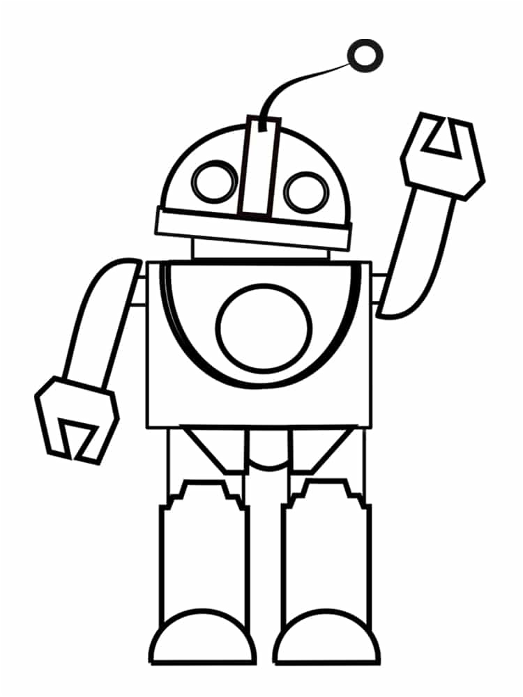 coloriage robot 30 dessins