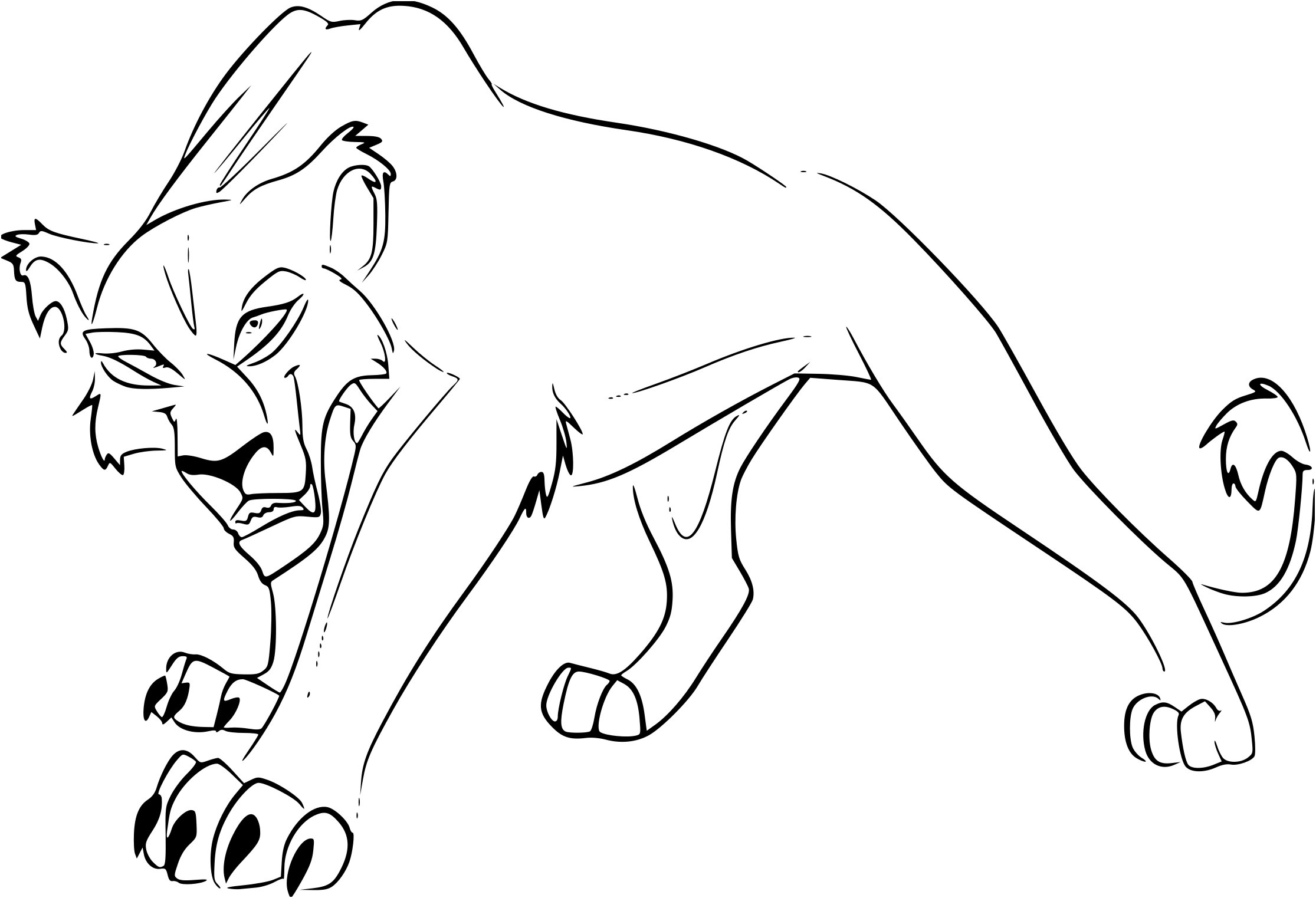 coloriage roi lion simba ak57
