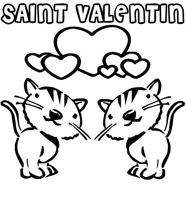 dessin saint valentin 14 coloriage 8531