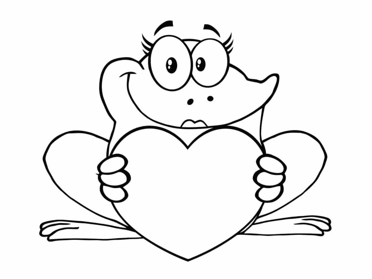 coloriage saint valentin