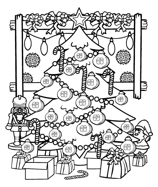 coloriage de noel