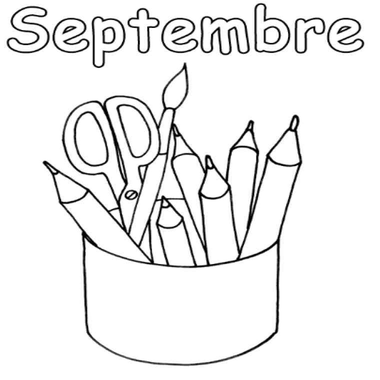 coloriage septembre maternelle meilleur de coloriages mois de l annee en maternelle la classe d eowin