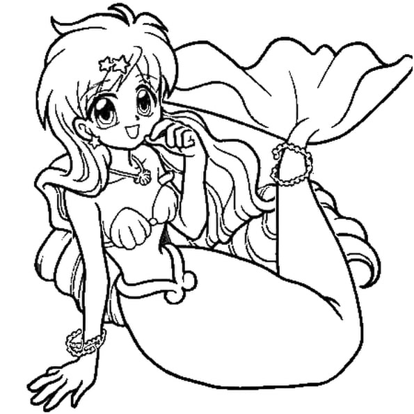 sirene coloriage