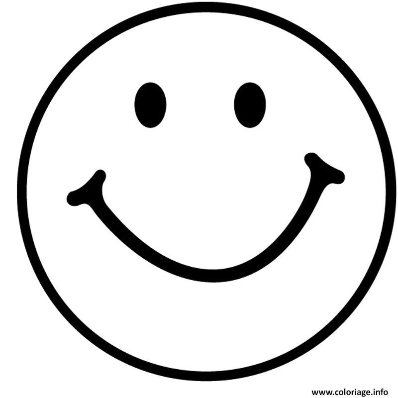 sourire emoji emoticon coloriage dessin