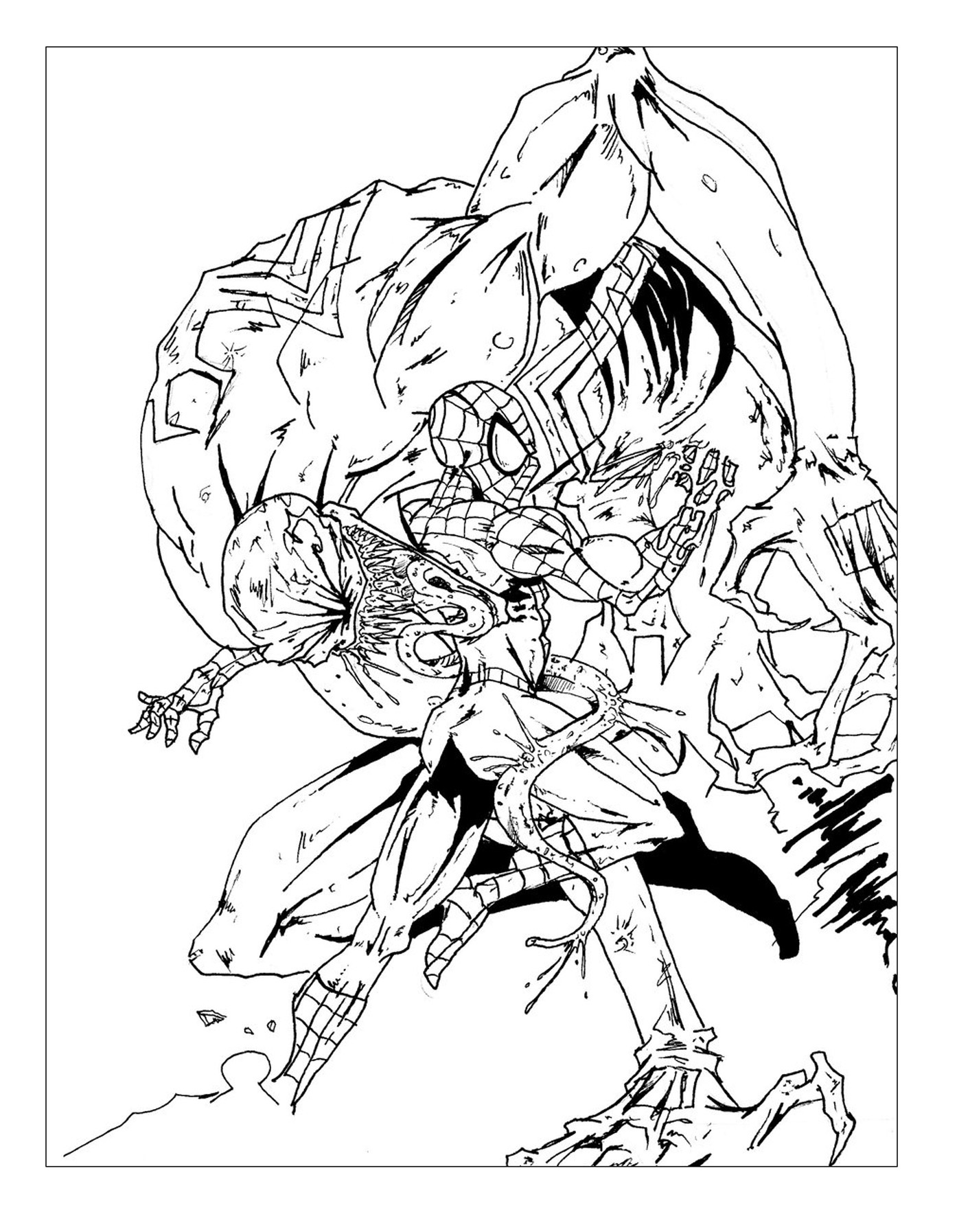 image=livres et ics coloring spiderman battle ic 1