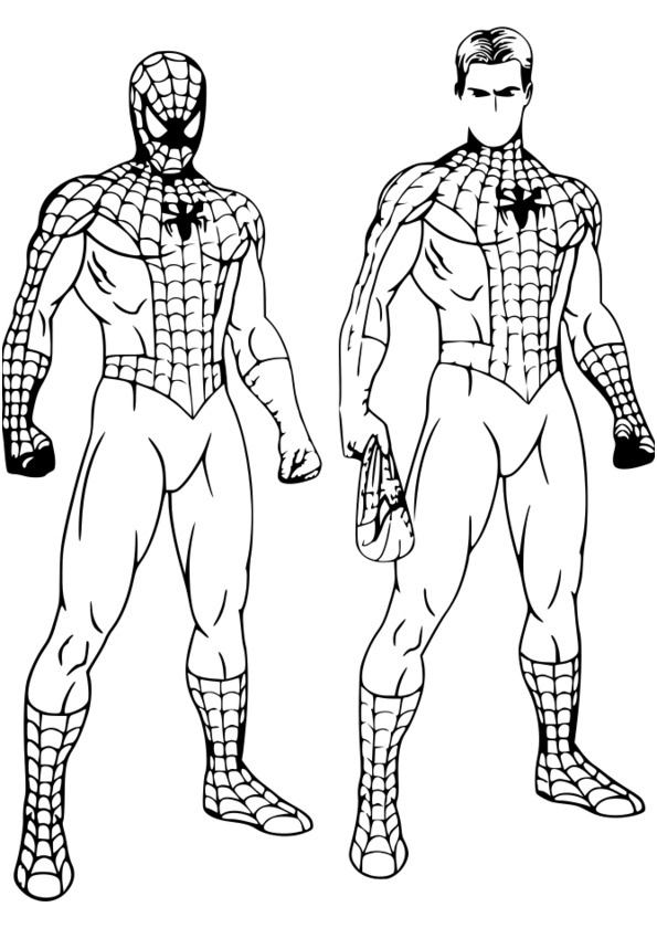 12 Classique Coloriage Spiderman À Imprimer Gratuit Pics - COLORIAGE