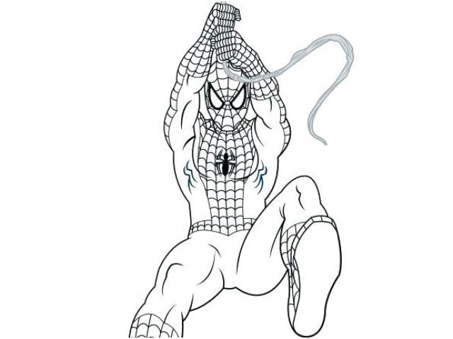 jeux de coloriage spiderman gratuit en ligne coloriage spiderman coloriage pinterest coloriage spiderman