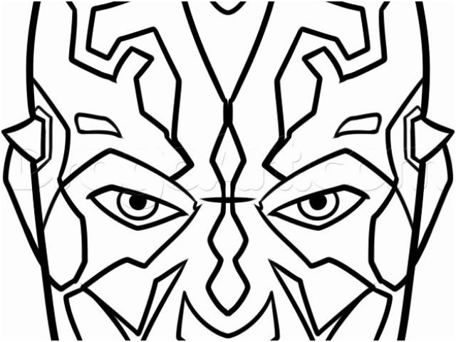 coloriage dark maul star wars color sheets awesome darth maul coloring page awesome star
