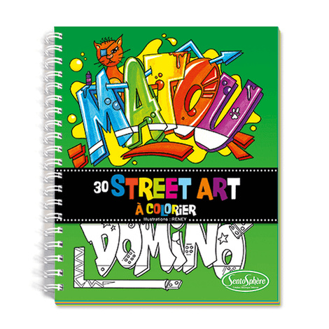 carnet de coloriage street art