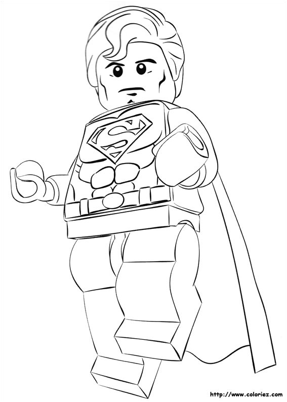 tag coloriage lego superman