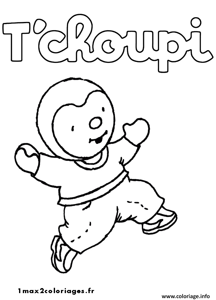 tchoupi et doudou 15 coloriage dessin