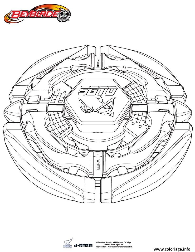 beyblade drago sgto sagittario coloriage