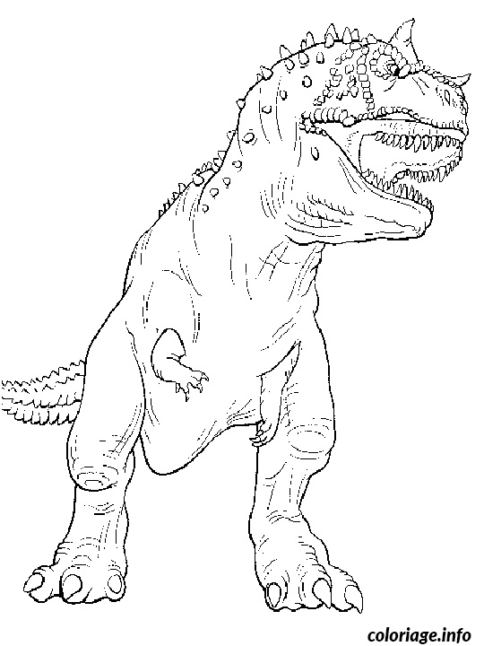 dessin dinosaure trex coloriage 7840