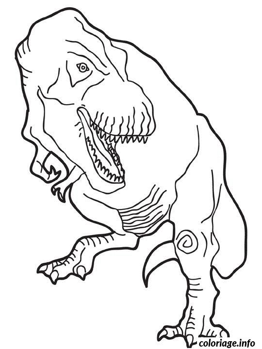 dessin dinosaure tyrannosaure rex coloriage dessin 7858