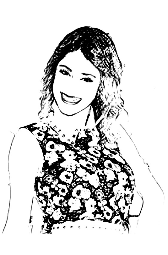 image=violetta coloriage violetta robe 1