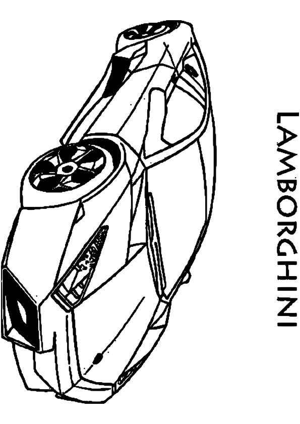 coloriagevoiturelamborghini