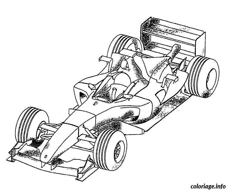 image voiture course coloriage dessin 1112