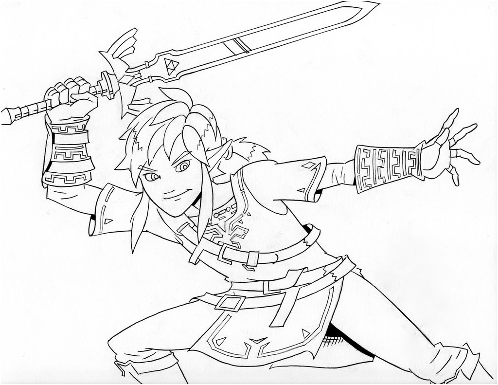 35 Clever Collection Link Coloring Pages Breath Of The Wild 17 Best 
