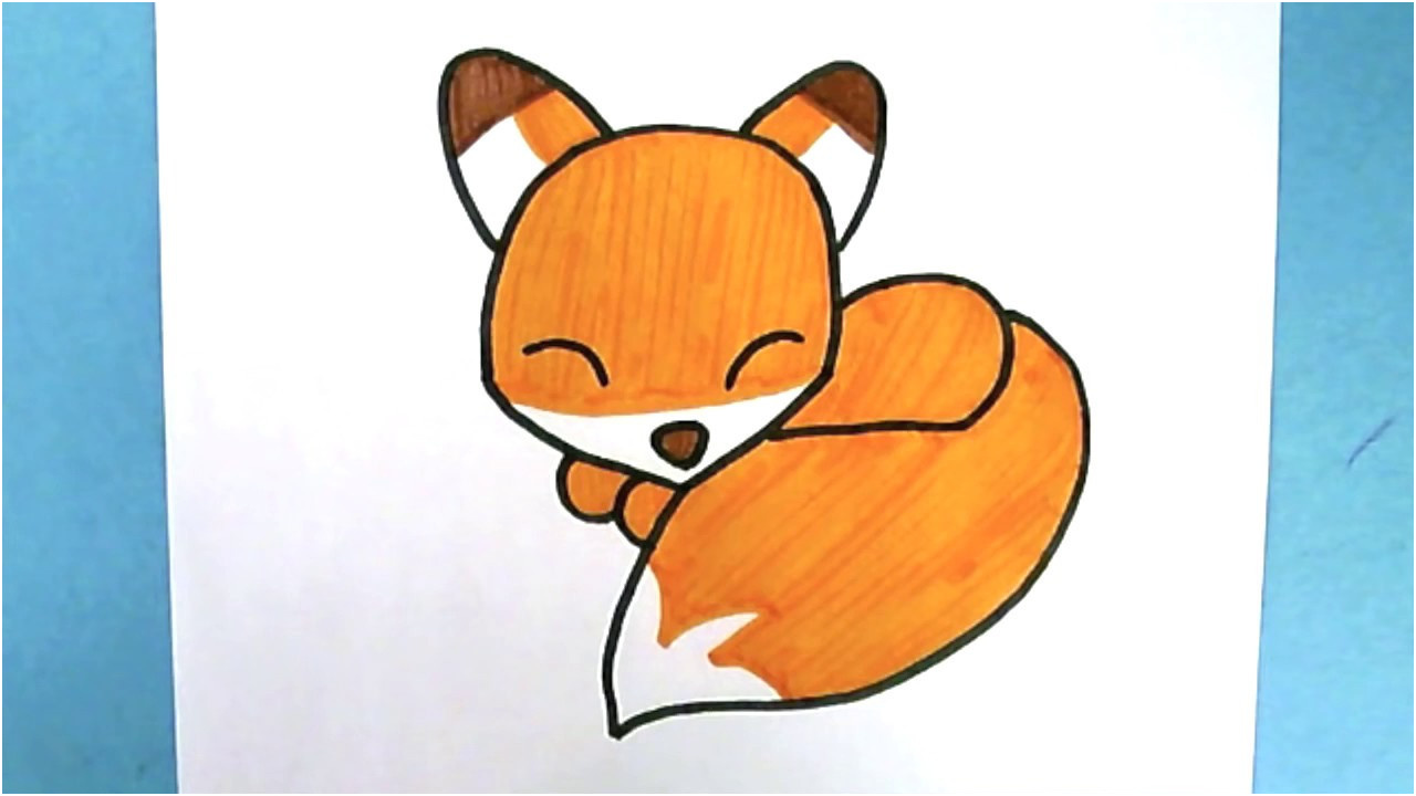 ment dessiner un renard kawaii dessin facile youtube