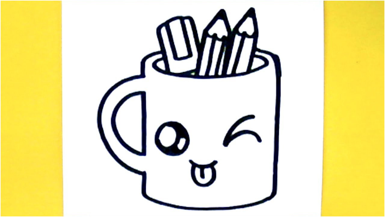 ment dessiner tasse crayons kawaii dessin kawaii et facile youtube