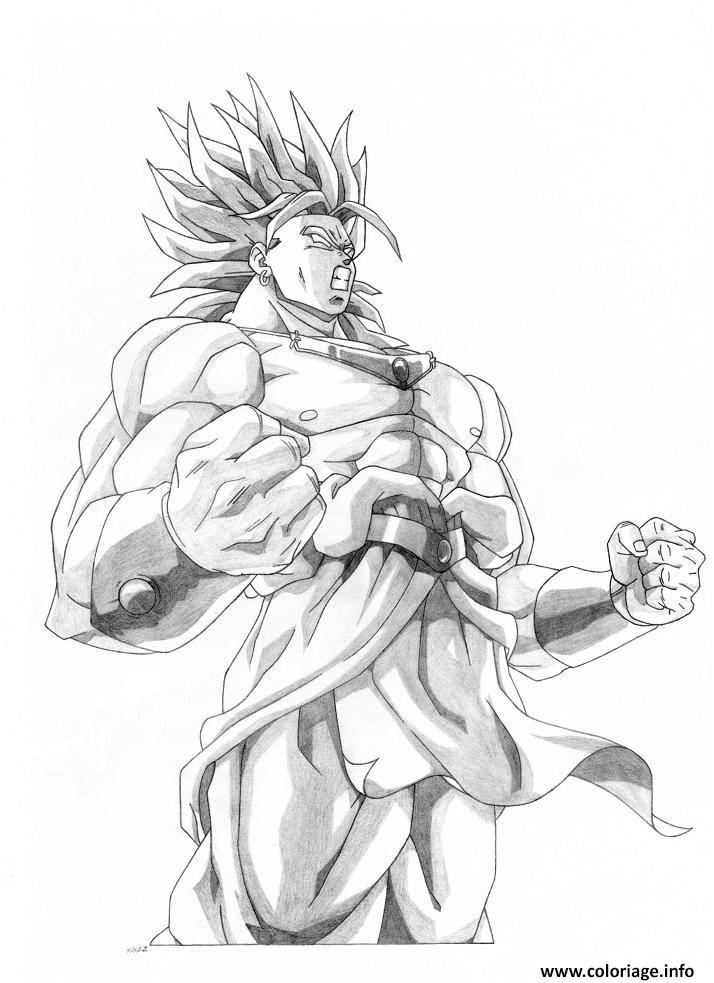 dragon ball z sangoku super sayen 10 coloriage