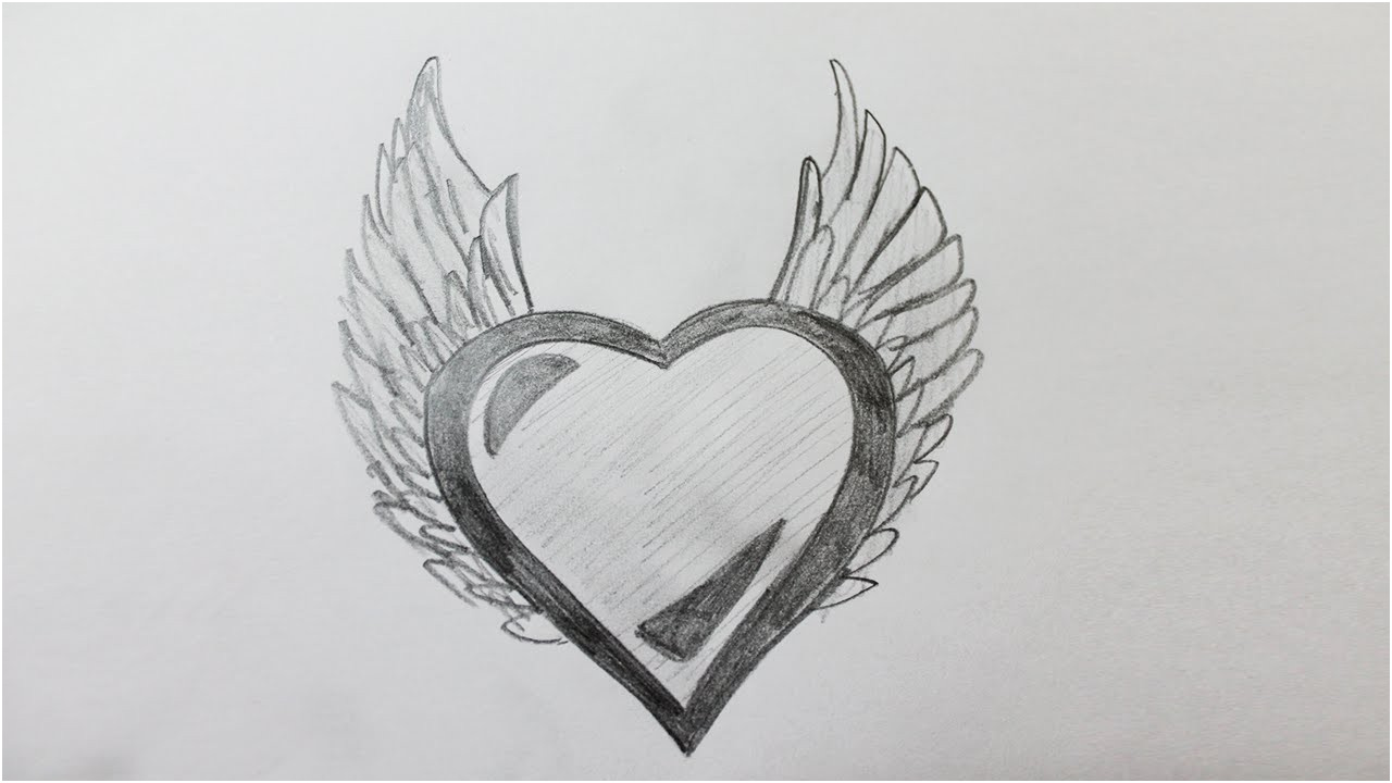 ment dessiner un coeur avec des ailes youtube avec maxresdefault et dessin facile faire et beau 2 px dessin facile faire et beau