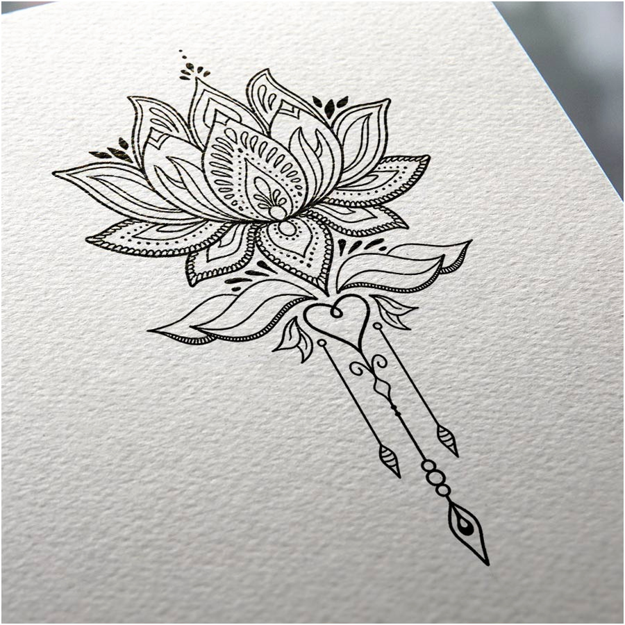 dessin fleur de lotus beau fleur de lotus mandala maison design apsip