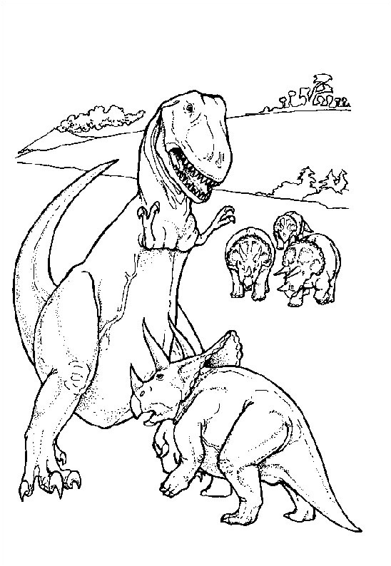 dinosaure coloriage