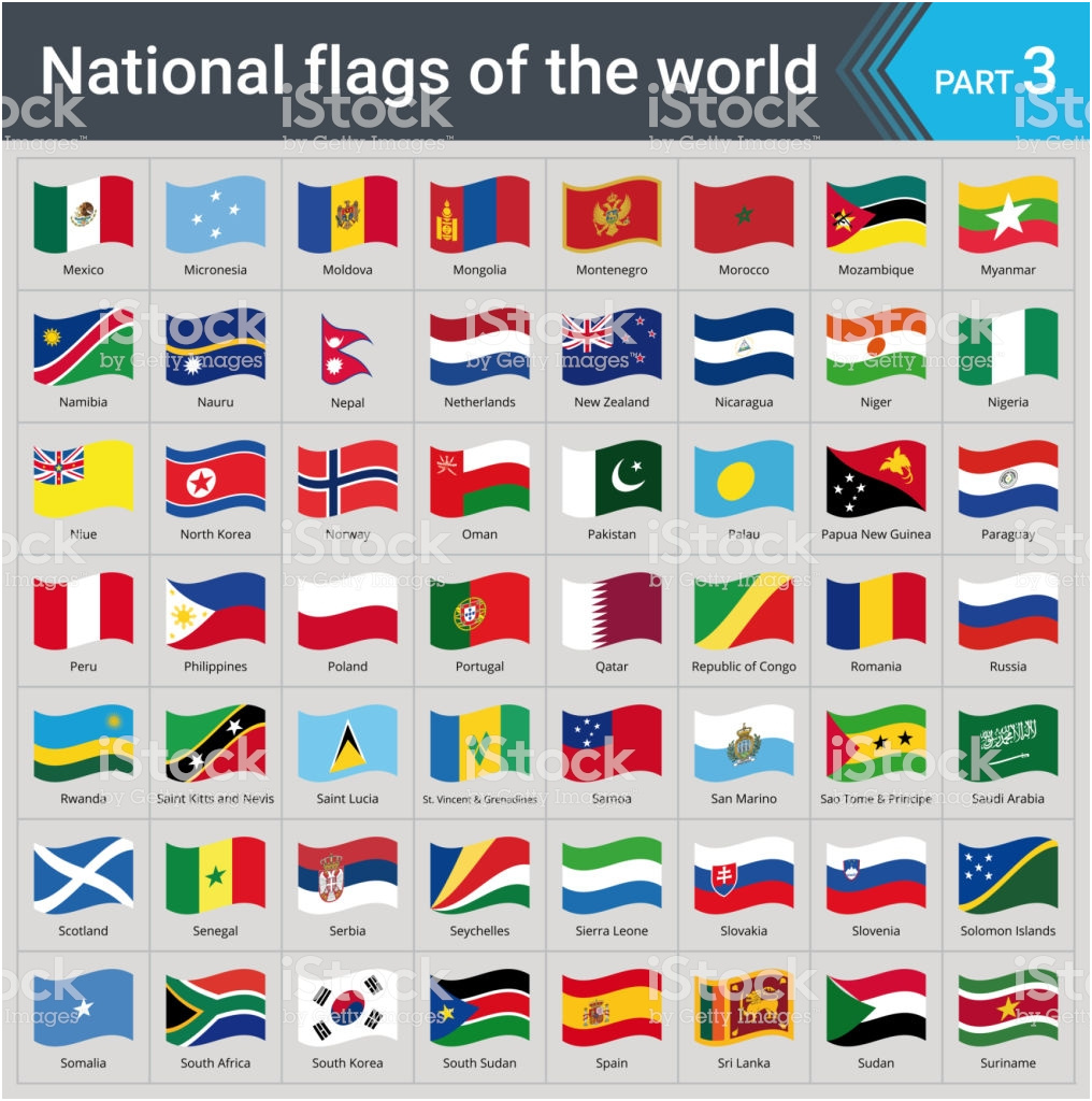 todas las banderas que agitan de nacional del mundo con nombres alta calidad de gm