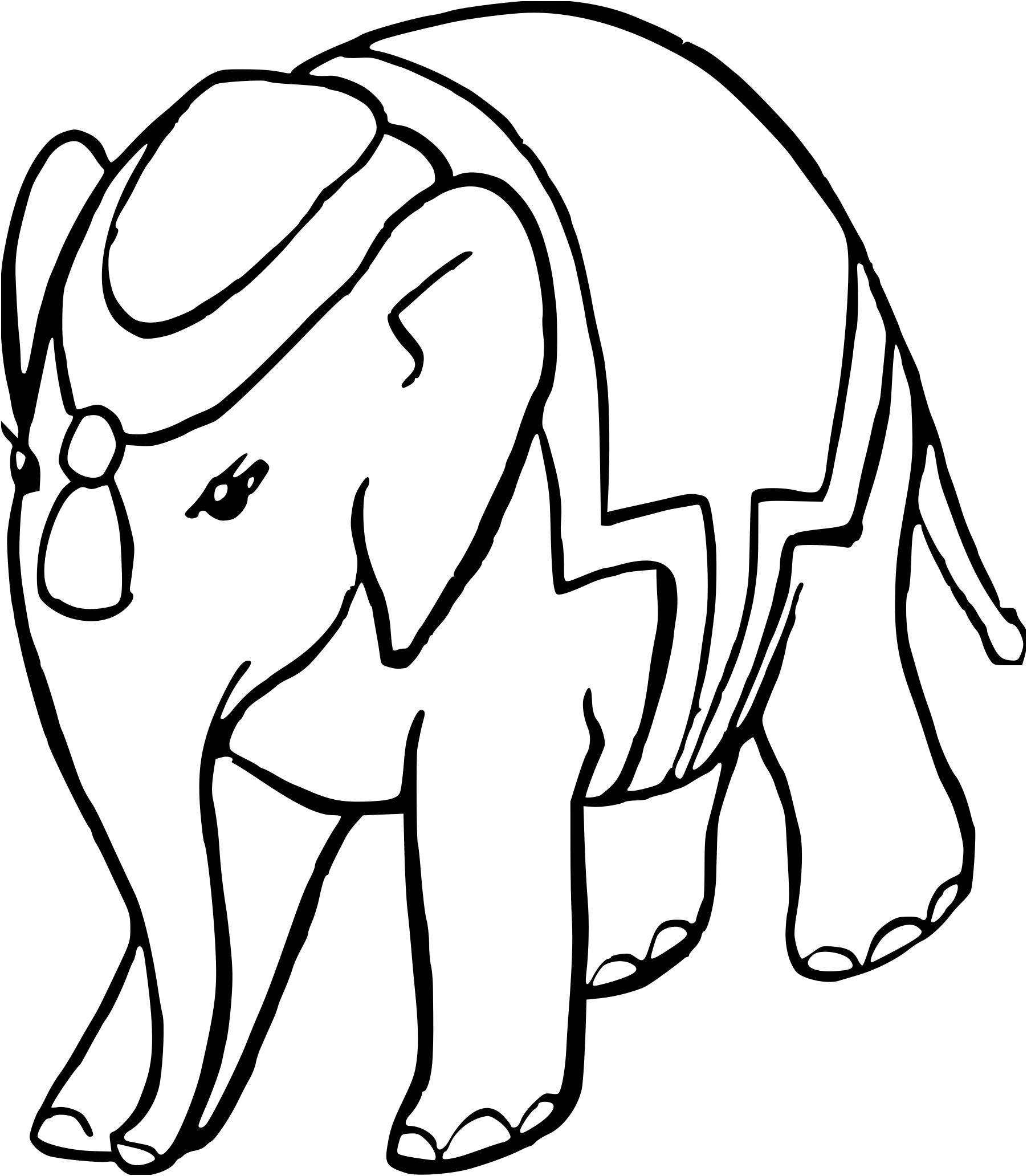 elephant inde dessin